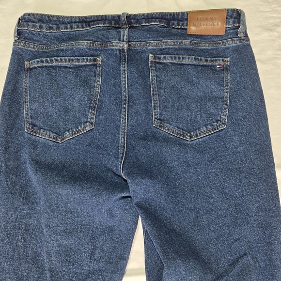 Tommy Hilfiger women's denim bootcut jeans size 16 slimming panels flattering - Picture 10 of 16